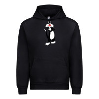 Black sylvester cat Urban Hoodie - linhVisuals