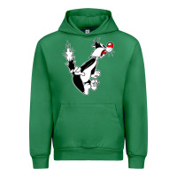 Emerald sylvester cat Urban Hoodie - linhVisuals