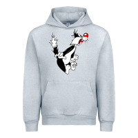 Heather Grey sylvester cat Urban Hoodie - linhVisuals