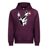 Mauve Wine sylvester cat Urban Hoodie - linhVisuals