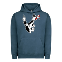 Pigment Midnight Navy sylvester cat Urban Hoodie - linhVisuals