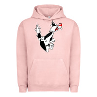 Pigment Salmon sylvester cat Urban Hoodie - linhVisuals
