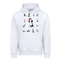 White sylvester cat Urban Hoodie - linhVisuals