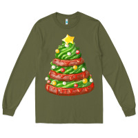Army Green green chocolate christmas cookie cake Long Sleeve Tee - FaDigitalArtStudio
