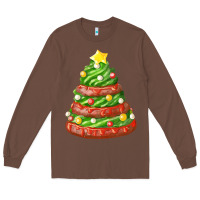 Chestnut green chocolate christmas cookie cake Long Sleeve Tee - FaDigitalArtStudio
