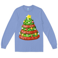 Colony Blue green chocolate christmas cookie cake Long Sleeve Tee - FaDigitalArtStudio
