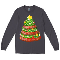 Smoke green chocolate christmas cookie cake Long Sleeve Tee - FaDigitalArtStudio