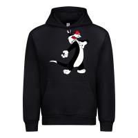 Black sylvester cat Urban Hoodie - linhVisuals