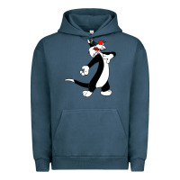 Pigment Midnight Navy sylvester cat Urban Hoodie - linhVisuals