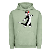 Pigment Oil Green sylvester cat Urban Hoodie - linhVisuals