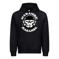 Black harambe Urban Hoodie - linhVisuals