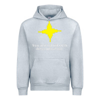 Heather Grey undertale   determination point Urban Hoodie - linhVisuals