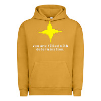 Pigment Peanut Butter undertale   determination point Urban Hoodie - linhVisuals