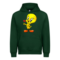Forest Green tweety Urban Hoodie - linhVisuals