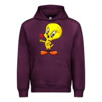 Mauve Wine tweety Urban Hoodie - linhVisuals