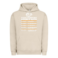 Pigment French Oak tech support hourly rate t shirt Urban Hoodie - linhVisuals