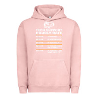Pigment Salmon tech support hourly rate t shirt Urban Hoodie - linhVisuals
