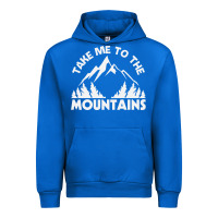Cobalt take me to the mountains nature lover Urban Hoodie - linhVisuals