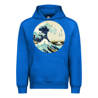 Cobalt great wave Urban Hoodie - linhVisuals