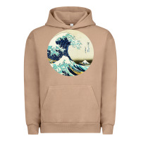 Pigment Burro great wave Urban Hoodie - linhVisuals