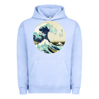 Pigment Grape Ice great wave Urban Hoodie - linhVisuals