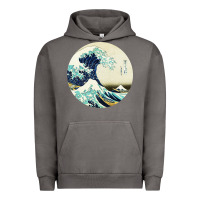 Pigment Tornado great wave Urban Hoodie - linhVisuals