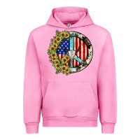 Fuchsia Pink Peace sign Urban Hoodie - JahusDesignShop
