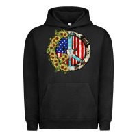 Pigment Black Peace sign Urban Hoodie - JahusDesignShop