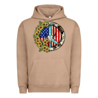 Pigment Burro Peace sign Urban Hoodie - JahusDesignShop