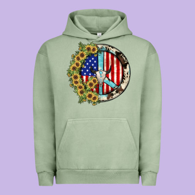 Peace Sign Urban Hoodie Designed By Jahusdesignshop