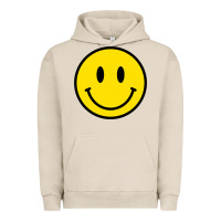 Pigment French Oak vintage retro happy smiley face 80's 90's aesthetic sweatshirt Urban Hoodie - linhVisuals