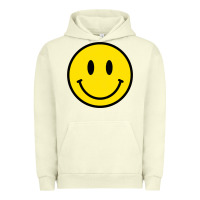 Pigment Pistachio vintage retro happy smiley face 80's 90's aesthetic sweatshirt Urban Hoodie - linhVisuals