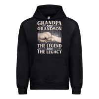 Black grandpa and grandson the legend t  shirtgrandpa and grandson the legen Urban Hoodie - linhVisuals