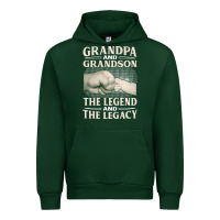 Forest Green grandpa and grandson the legend t  shirtgrandpa and grandson the legen Urban Hoodie - linhVisuals