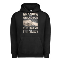 Pigment Black grandpa and grandson the legend t  shirtgrandpa and grandson the legen Urban Hoodie - linhVisuals
