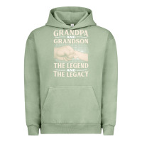 Pigment Oil Green grandpa and grandson the legend t  shirtgrandpa and grandson the legen Urban Hoodie - linhVisuals