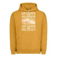 Pigment Peanut Butter grandpa and grandson the legend t  shirtgrandpa and grandson the legen Urban Hoodie - linhVisuals