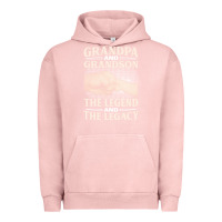 Pigment Salmon grandpa and grandson the legend t  shirtgrandpa and grandson the legen Urban Hoodie - linhVisuals