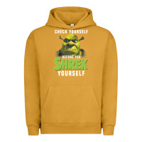 Pigment Peanut Butter sh.rek check yourself before you sh.rek yourself t shirt Urban Hoodie - linhVisuals