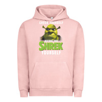 Pigment Salmon sh.rek check yourself before you sh.rek yourself t shirt Urban Hoodie - linhVisuals