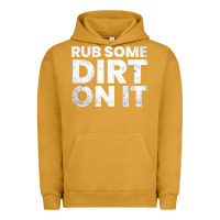 Pigment Peanut Butter vintage funny shirts for men, rub some dirt on it long sleeve t shirt Urban Hoodie - linhVisuals