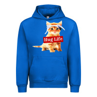 Cobalt hug life kitty cat Urban Hoodie - linhVisuals