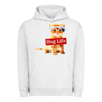 Pigment Lunar Rock hug life kitty cat Urban Hoodie - linhVisuals