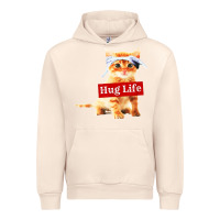 Sandshell hug life kitty cat Urban Hoodie - linhVisuals