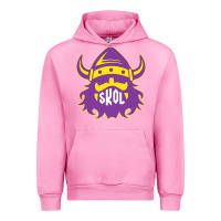 Fuchsia Pink skol nordic viking helmet shirt Urban Hoodie - linhVisuals