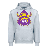 Heather Grey skol nordic viking helmet shirt Urban Hoodie - linhVisuals