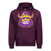 Mauve Wine skol nordic viking helmet shirt Urban Hoodie - linhVisuals