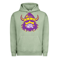 Pigment Oil Green skol nordic viking helmet shirt Urban Hoodie - linhVisuals