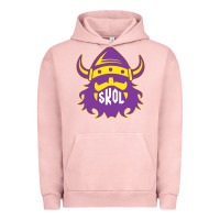 Pigment Salmon skol nordic viking helmet shirt Urban Hoodie - linhVisuals
