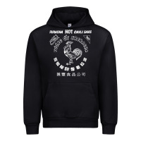 Black sriracha official hot chili sauce men's graphic Urban Hoodie - linhVisuals
